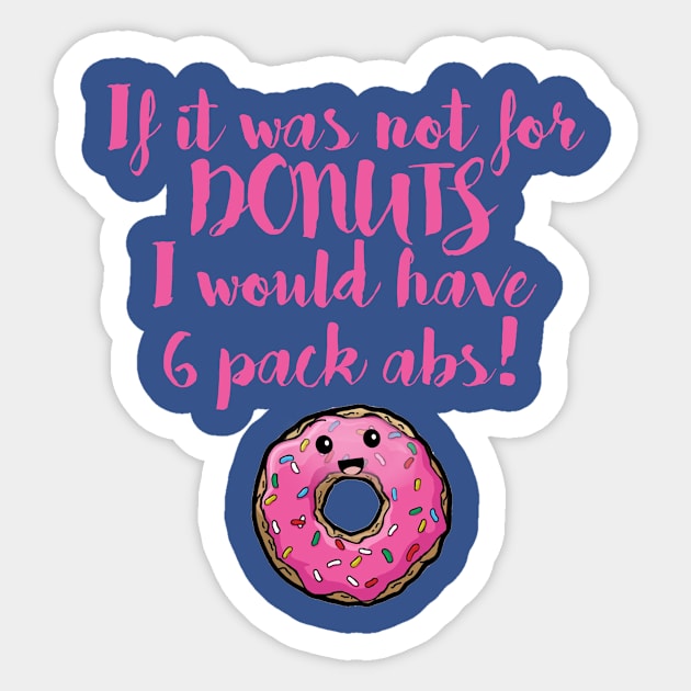 I love Donuts Sticker by hjartistry